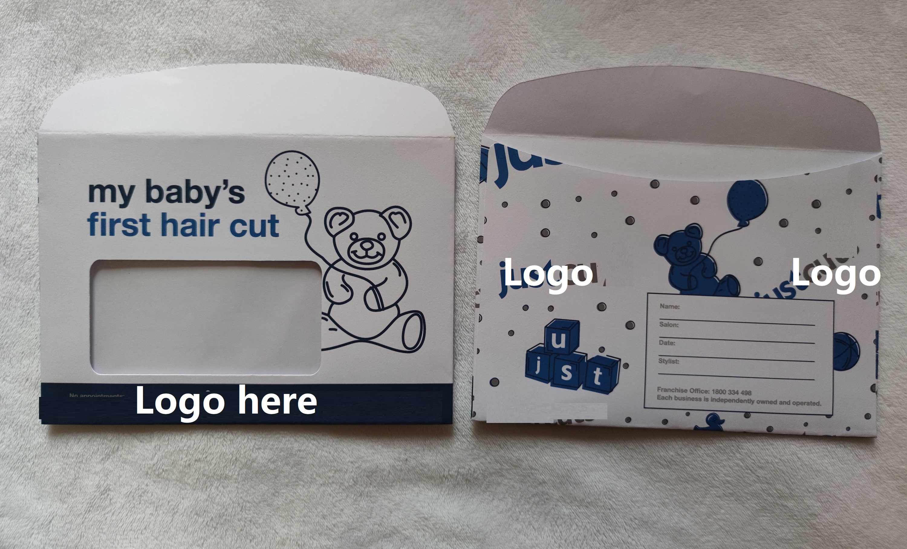 Envelope for baby